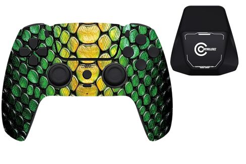 Custom Controllerzz Viper Grid Controller & Case Bundle - تتضمن وحدة تحكم لاسلكية مخصصة لجهاز PS5 والكمبيوتر الشخصي وحامل وحدة التحكم in Kuwait