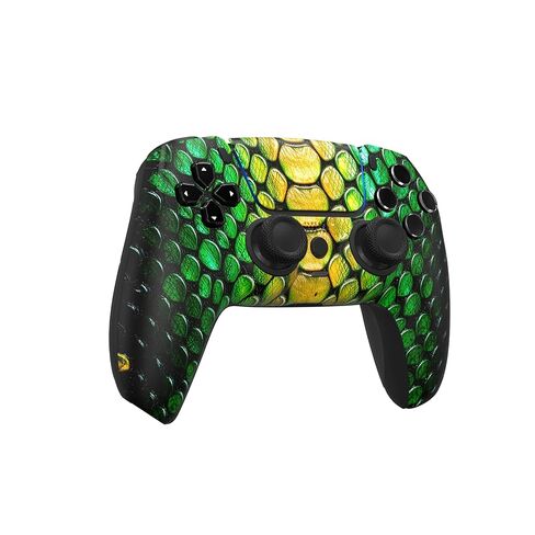 Custom Controllerzz Viper Grid Controller & Case Bundle - تتضمن وحدة تحكم لاسلكية مخصصة لجهاز PS5 والكمبيوتر الشخصي وحامل وحدة التحكم in Kuwait
