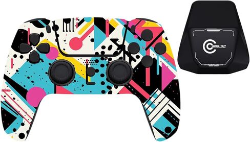 وحدة تحكم مجردة مخصصة ووحدة تحكم مجردة من Custom Controllerzz - تتضمن وحدة تحكم لاسلكية مخصصة لجهاز PS5 والكمبيوتر الشخصي وحامل وحدة التحكم in Saudi Arabia