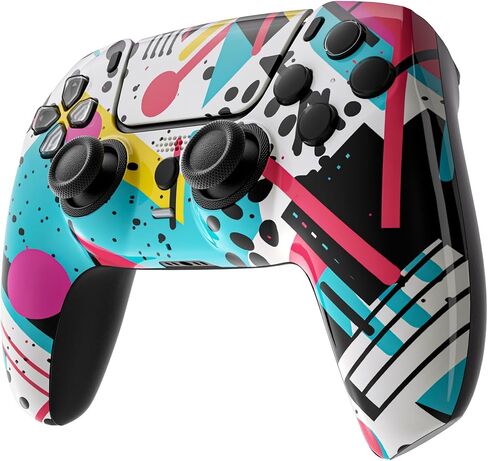 وحدة تحكم مجردة مخصصة ووحدة تحكم مجردة من Custom Controllerzz - تتضمن وحدة تحكم لاسلكية مخصصة لجهاز PS5 والكمبيوتر الشخصي وحامل وحدة التحكم in Saudi Arabia