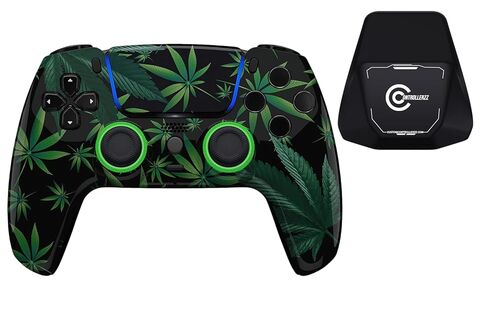 Custom Controllerzz Weeds Controller & Case Bundle – Includes Custom Wireless Controller for PS5, PC & Controller Stand in Kuwait