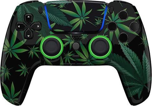 Custom Controllerzz Weeds Controller & Case Bundle – Includes Custom Wireless Controller for PS5, PC & Controller Stand in Kuwait