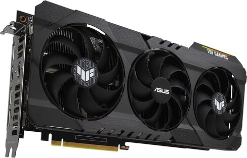 بطاقة رسومات ASUS TUF Gaming NVIDIA GeForce RTX 3060 V2 OC Edition (PCIe 4.0، 12GB GDDR6، HDMI 2.1، DisplayPort 1.4a، محامل مروحة كروية مزدوجة، شهادة من الدرجة العسكرية، GPU Tweak II) (متجددة) in Saudi Arabia