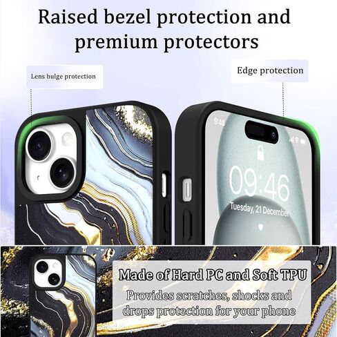 Fiyart مصممة لهاتف iPhone 16 Pro، زهور أنيقة لامعة ثلاثية الأبعاد لطيفة للنساء والفتيات، هيكل صلب متين مقاوم للصدمات، ممتص الصدمات للهاتف TPU الجمالي الفاخر 6.3 بوصة - أزهار نابضة بالحياة in Saudi Arabia