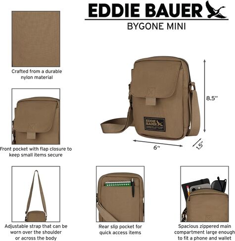 Eddie Bauer Women's Crossbody Bag | Everyday Carry | Travel | Vacation | Small | Shoulder Strap | Lightweight in Saudi Arabia