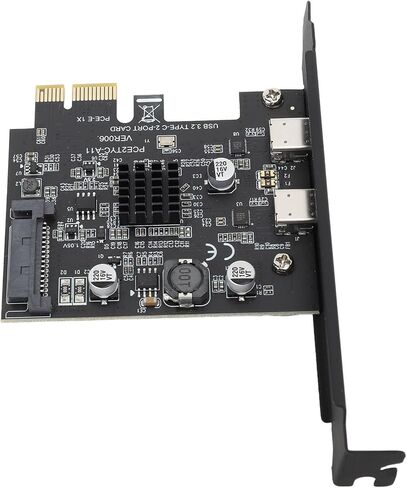 Keenso USB3.2 بطاقة Exppnsion Express عالية السرعة Express Gen2 Type C لنظام Windowslinux، معدل نقل 10 جيجابت/ثانية، شريحة ASM3142 ASMEDIA، مثالية لتكوين الكمبيوتر الشخصي لسطح المكتب in Saudi Arabia