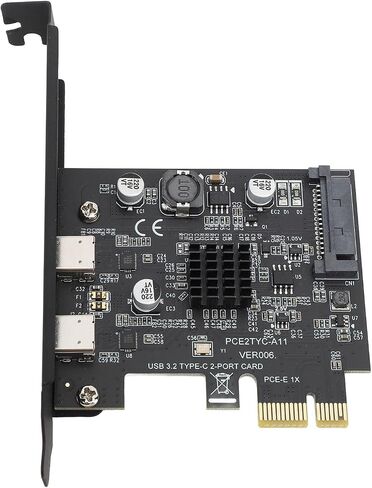 بطاقة توسيع Keenso USB 3.2 PCI Express عالية السرعة 10 جيجابت في الثانية PCI Express USB بطاقة للتوصيل والتشغيل، مناسبة لأجهزة الكمبيوتر المكتبية in Kuwait