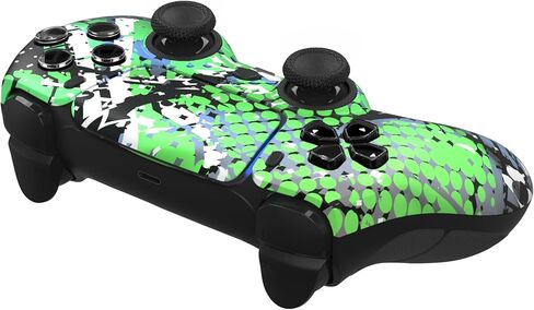 Custom Controllerzz Swamp Fade Controller & Case Bundle – Includes Custom Wireless Controller for PS5, PC & Controller Stand in Saudi Arabia