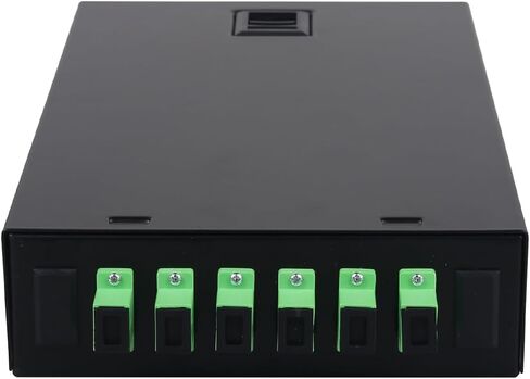 fyboptwu-6 SC-APC Singlemode Couplers 6 Core SC Box Fiber Optic Cables Wall Mount Fiber Enclosure with Singlemode SC APC Kit (Includes Pigtails and Couplers) in Saudi Arabia