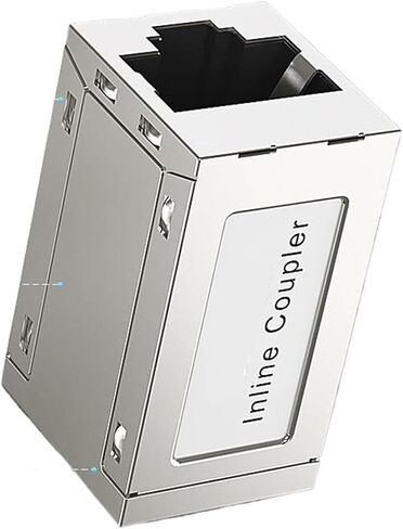 RJ45 Coupler Ethernet Extender 10Gbps, Female to Female Connector Cat7/Cat6/Cat5e(5PCS,CAT6) in Saudi Arabia