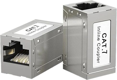 RJ45 Coupler Ethernet Extender 10Gbps, Female to Female Connector Cat7/Cat6/Cat5e(5PCS,CAT6) in Saudi Arabia