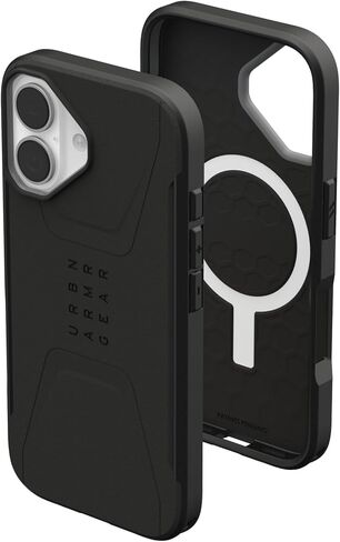 URBAN ARMOR GEAR UAG Designed for iPhone 17 Case Monarch Pro - Compatible with MagSafe Military Grade Protective Cover, Kevlar Black in Saudi Arabia