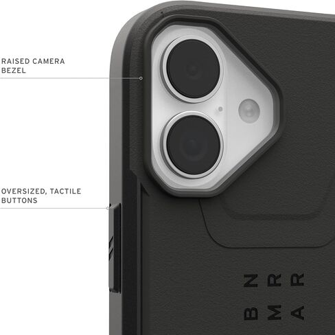 URBAN ARMOR GEAR UAG Designed for iPhone 17 Case Monarch Pro - Compatible with MagSafe Military Grade Protective Cover, Kevlar Black in Saudi Arabia