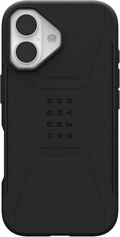 URBAN ARMOR GEAR UAG Designed for iPhone 17 Case Monarch Pro - Compatible with MagSafe Military Grade Protective Cover, Kevlar Black in Saudi Arabia