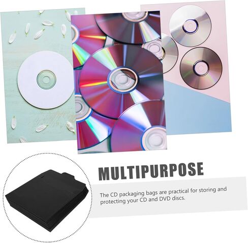 20 قطعة من أكياس تغليف أقراص DVD الورقية وأغلفة تخزين الأقراص المضغوطة للخدش للحماية من التلف in Kuwait