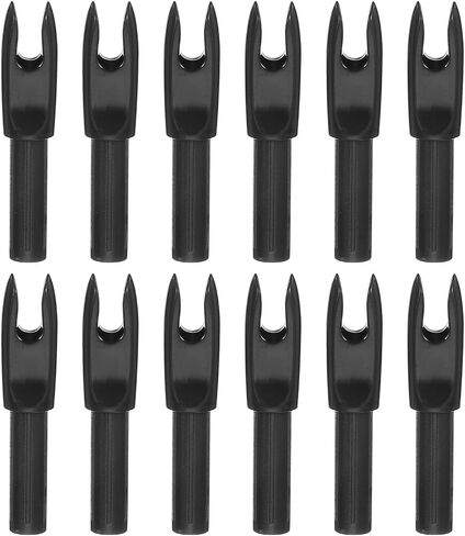 PATIKIL Archery Arrows Nocks, Plastic Insert Arrow Nock Replacement Arrow Tails for Hunting Shooting Compound Recurve Bow in Saudi Arabia
