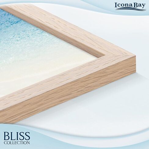 Icona Bay 4x6 Picture Frames (Black, 12 Pack), Modern Style Wood Composite Frames Table Top or Wall Mount, Bliss Collection in Kuwait