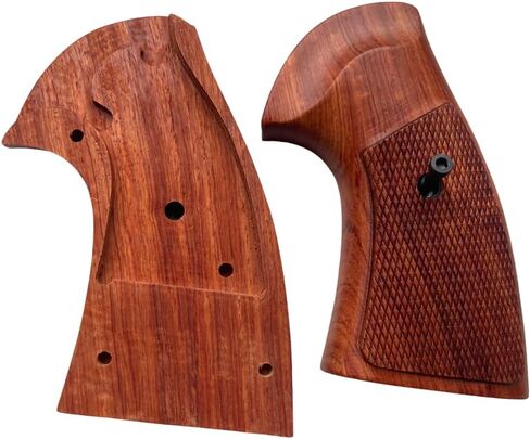 جديد! المقابض متوافقة مع لوحة Colt Diamondback (إطار D) ذات المؤخرة القصيرة من خشب Padauk المرتفع in Kuwait