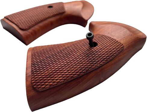 جديد! المقابض متوافقة مع لوحة Colt Diamondback (إطار D) ذات المؤخرة القصيرة من خشب Padauk المرتفع in Kuwait
