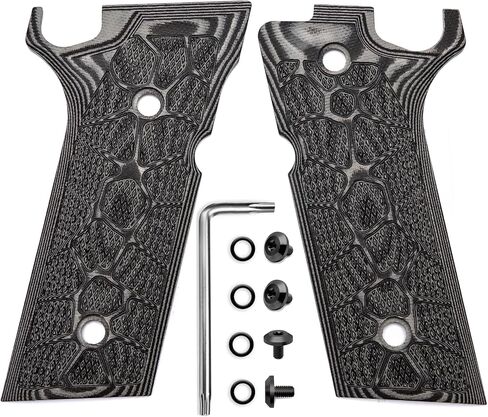 Guuun G10 Grips for Beretta 92XI / 92GTS Full Size, OPS Cyber Scales Texture Makes The Stick to Your Hand in Saudi Arabia