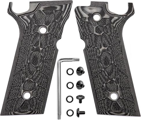 Guuun G10 Grips for Beretta 92XI / 92GTS Full Size, OPS Cyber Scales Texture Makes The Stick to Your Hand in Saudi Arabia