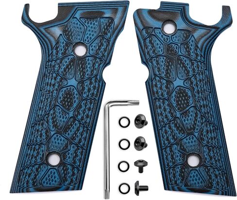Guuun G10 Grips for Beretta 92XI / 92GTS Full Size, OPS Cyber Scales Texture Makes The Stick to Your Hand in Saudi Arabia