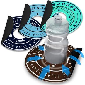 Lil Sucker لا تسرب أبدًا حلقة مقتبسة شفافة - 4 حزم in Kuwait