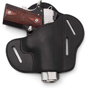 Relentless Tactical The Ultimate Leather Gun Holster - 3 Slot Pancake Style Belt Holster -Handmade in The USA! - Fits 1911 Style Handgun in Saudi Arabia