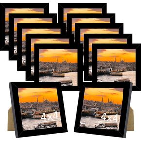 12 Pack 12.5x12.5 Record Frame with 10x10 Mat for Vinyl Record Album Cover Poster, Display Photo 10x10 with Mat or 12.5 x 12.5 Without Mat, Wall Hanging Vinyl Frames, 12 Pack, Black in Kuwait