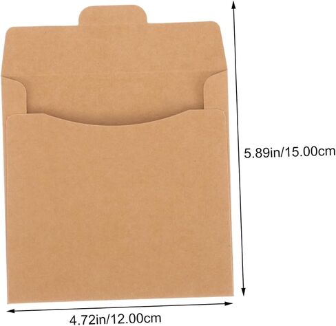 50Pcs Paper CD Sleeves for DVD Storage Durable CD Paper Bags to Against and Scratches for Home Office School Business Use in Saudi Arabia