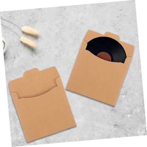 50Pcs Paper CD Sleeves for DVD Storage Durable CD Paper Bags to Against and Scratches for Home Office School Business Use in Saudi Arabia