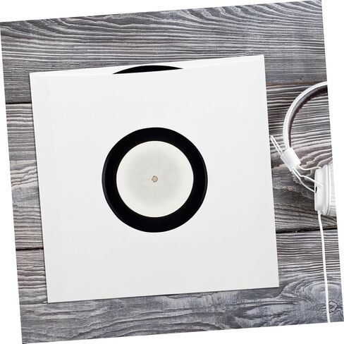 Ciieeo 20pcs Vinyl Record Storage Sleeves with Right Angle Design for Music Album Protection Breathable Pouch for Air Circulation Present Packaging for Vinyl Collectors in Saudi Arabia