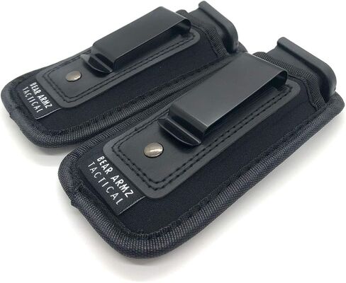 Universal IWB Magazine Holster | American Company | Mag Pouch Compatible with Glock 17 19 43 Sig P320 S&W M&P Shield | 6-21 Round Pistol Mags 9mm .40 .45 | Gun Ammunition Holsters | Handgun Ammo in Saudi Arabia