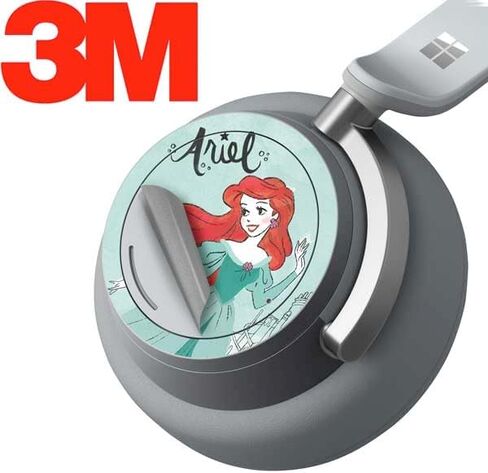 غلاف صوتي من Skinit متوافق مع سماعات الرأس Surface - تصميم Disney Princess Ariel المرخص رسميًا in Saudi Arabia