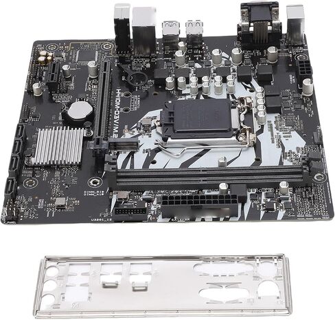 Computer Motherboard, LGA 1200 DDR4 2933 2666 Micro ATX Mainboard with 1 PCI E x16 2 PCI E x1 Slots, for Core Pentium Celeron 10th Gen Processors in Saudi Arabia