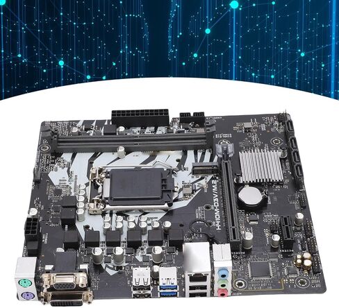 Computer Motherboard, LGA 1200 DDR4 2933 2666 Micro ATX Mainboard with 1 PCI E x16 2 PCI E x1 Slots, for Core Pentium Celeron 10th Gen Processors in Saudi Arabia