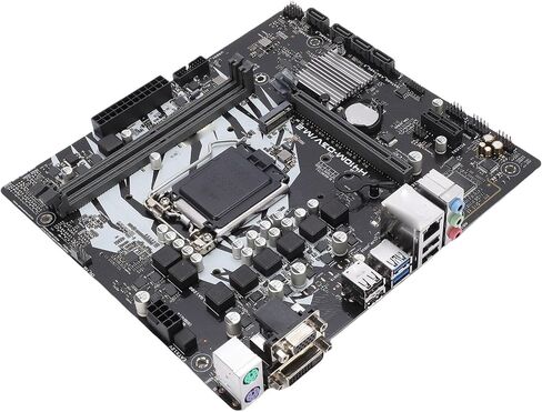 Computer Motherboard, LGA 1200 DDR4 2933 2666 Micro ATX Mainboard with 1 PCI E x16 2 PCI E x1 Slots, for Core Pentium Celeron 10th Gen Processors in Saudi Arabia
