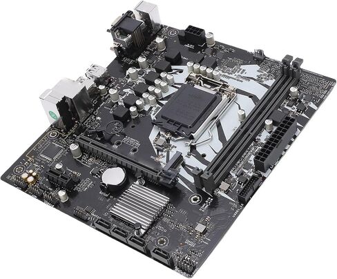 Computer Motherboard, LGA 1200 DDR4 2933 2666 Micro ATX Mainboard with 1 PCI E x16 2 PCI E x1 Slots, for Core Pentium Celeron 10th Gen Processors in Saudi Arabia