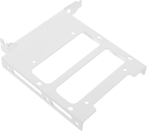Metal PCI Slot Hard Drive Mounting Tray Bracket for Mechanical and Solid-State Drives Sturdy Metal Mounting Bracket Adapter for PC Cases Easy Installation Dual Compatibility in Saudi Arabia