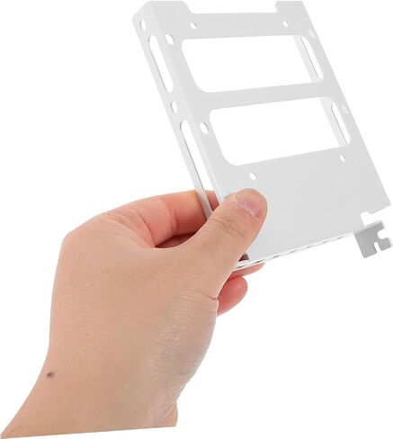 Metal PCI Slot Hard Drive Mounting Tray Bracket for Mechanical and Solid-State Drives Sturdy Metal Mounting Bracket Adapter for PC Cases Easy Installation Dual Compatibility in Saudi Arabia