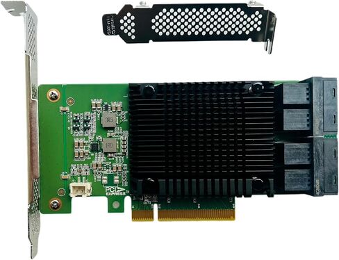 بطاقة PCIe 3.0 X8 إلى 4 منافذ مدمجة U.2 NVMe تدعم RAID 0 وRAID 1 وJBOD وRAID 10 in Saudi Arabia