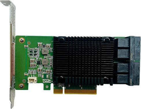 بطاقة PCIe 3.0 X8 إلى 4 منافذ مدمجة U.2 NVMe تدعم RAID 0 وRAID 1 وJBOD وRAID 10 in Saudi Arabia
