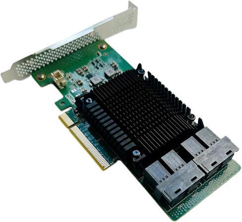 بطاقة PCIe 3.0 X8 إلى 4 منافذ مدمجة U.2 NVMe تدعم RAID 0 وRAID 1 وJBOD وRAID 10 in Saudi Arabia