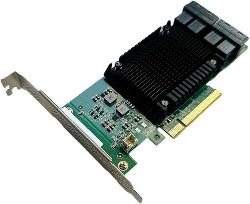 بطاقة PCIe 3.0 X8 إلى 4 منافذ مدمجة U.2 NVMe تدعم RAID 0 وRAID 1 وJBOD وRAID 10 in Saudi Arabia