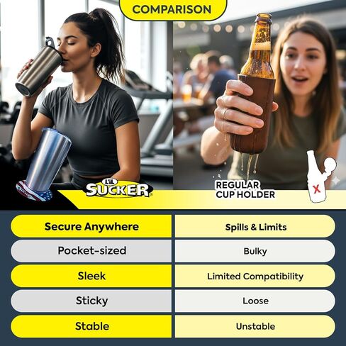 Lil Sucker لا تسرب أبدًا حلقة مقتبسة شفافة - 4 حزم in Kuwait