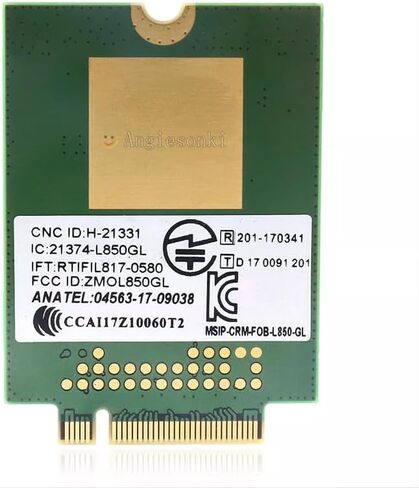 متوافق مع ثينك باد T480 T490 T495 X395 T490s X390 WWAN L850-GL 4G LTE بطاقة 01AX792 USK in Saudi Arabia