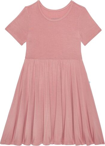 Posh Peanut Little Girls Dresses - Baby Clothes from Soft Viscose from Bamboo - Perfect Kids Summer Dress (Emmilene, 5T-6T) in Kuwait