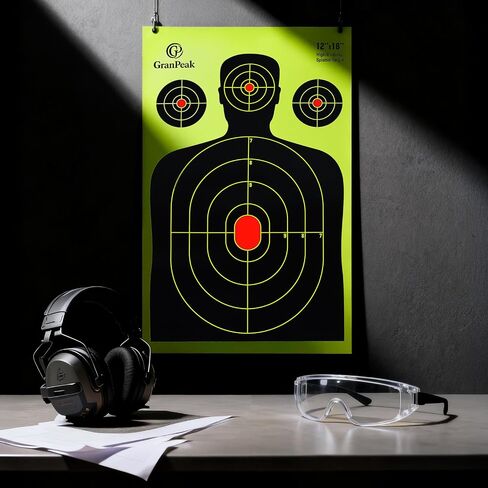 12 × 18 بوصة، أهداف رش صورة ظلية، أهداف إطلاق لاصقة، طلقات تنفجر باللون الأصفر الفلوري الساطع، هدف إطلاق نار لمدى الرماية، رائع لجميع الأسلحة النارية in Saudi Arabia