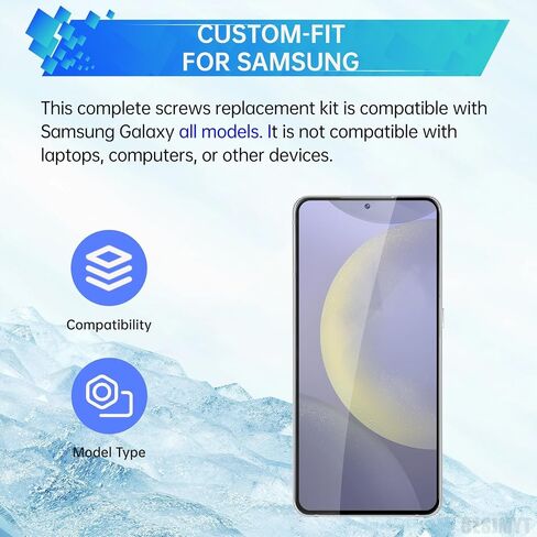 for Samsung Galaxy Mobile Phone Full Complete Screws Replacement Kit for All Models A13 S24 Note Plus Ultra Internal Screw Fix Inner Parts in Saudi Arabia