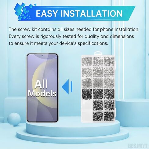 for Samsung Galaxy Mobile Phone Full Complete Screws Replacement Kit for All Models A13 S24 Note Plus Ultra Internal Screw Fix Inner Parts in Saudi Arabia